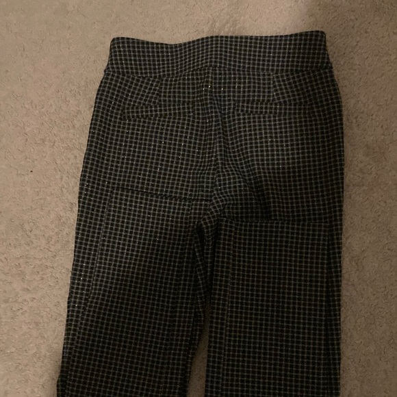 Kim Rogers black and white plaid styled pants with a touch of metallic. - Picture 6 of 7